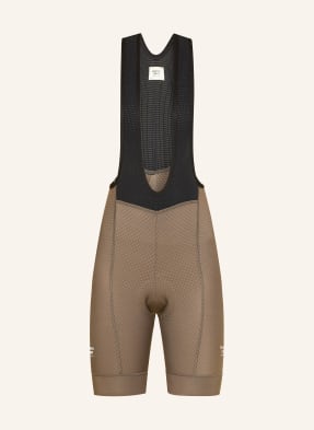 Pas Normal Studios Cyklistické Kalhoty Essential Bib Se Šlemi A Polstrovanou Vložkou khaki / černá