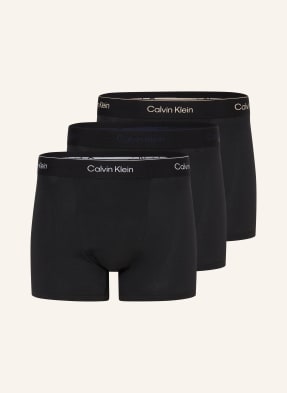 Calvin Klein 3er-Pack Boxershorts Icon Cotton Relaxed Fit schwarz