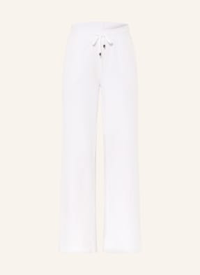 Juvia Tepláky Marisa světle šedá / bílá