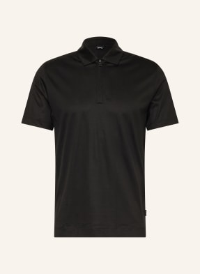 Boss Jersey-Poloshirt Paras schwarz