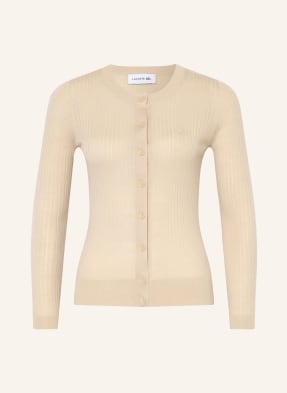 Lacoste Strickjacke beige
