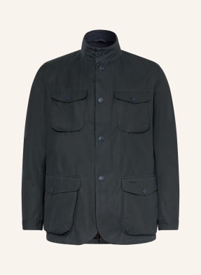 Barbour Fieldjacket Ogston Wax blau