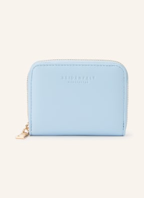 Seidenfelt Geldbörse Ylva blau