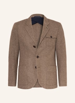 Grasegger Sako Natz Extra Slim Fit hnědá / velbloudí