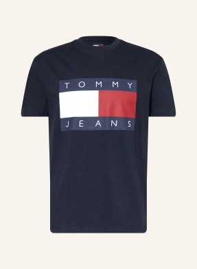 Tommy Jeans Tričko tmavě modrá / červená / bílá