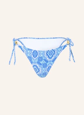 Heidi Klein Trojúhelníkové Bikiny Mykonos modrá / tmavě modrá / bílá