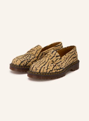 Dr. Martens Penny Loafery Delapre světle hnědá / černá