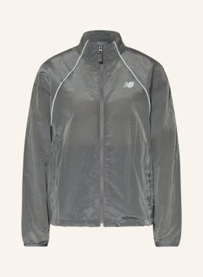 New Balance Funkční Bunda Legacy tmavě šedá