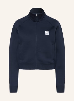 Lacoste Oversized-Sweatjacke Heritage blau