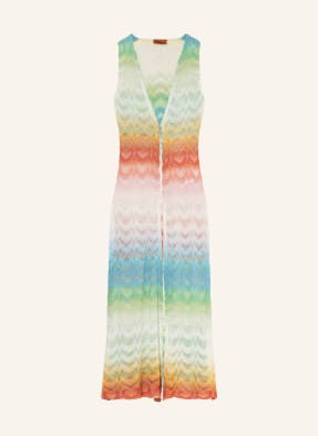 Missoni Pletené Šaty S Třpytivou Přízí červená / zelená / bílá