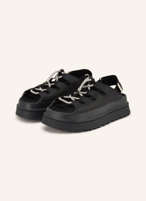 Ugg Plateau-Sandalen Goldenglow Toggle schwarz