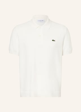 Lacoste Strick-Poloshirt Classic Fit weiss