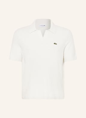 Lacoste Frottee-Poloshirt weiss