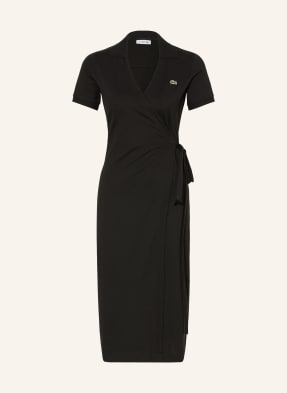 Lacoste Wickelkleid schwarz