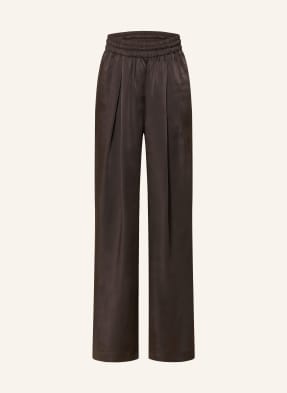 Lacoste Marlenehose Aus Satin braun