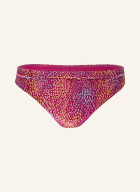 Cyell Základní Bikiny Burgundy Drops fuchsiová / černošedá / tmavě žlutá