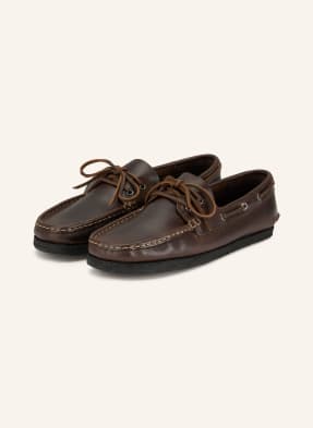 Clarks Originals Lodní Boty Godney tmavě hnědá