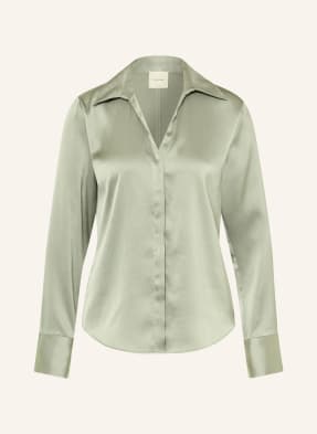 Calvin Klein Satinbluse gruen