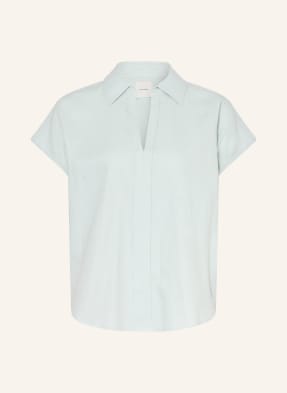 Calvin Klein Blusenshirt Mit Leinen blau