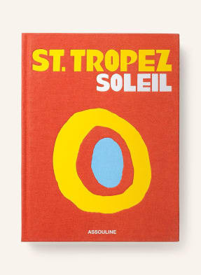 Assouline Kniha St. Tropez Soleil tmavě oranžová / žlutá / modrá