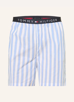Tommy Hilfiger Spací Šortky tmavě modrá / žlutá / bílá