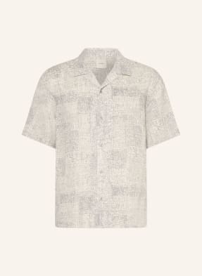 Calvin Klein Resorthemd Easy Fit Mit Leinen grau