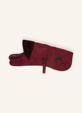 Barbour Psí Kabát tmavě červená / tmavě hnědá