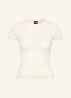 Boss Stricktop C_Fice weiss