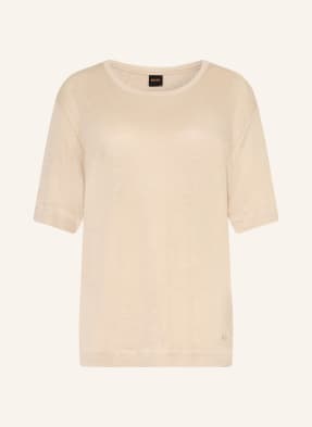 Boss T-Shirt Emma Aus Leinen beige