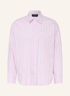 Wrstbhvr Košile Oversize Tavi Comfort Fit růžová / tmavě modrá / bílá