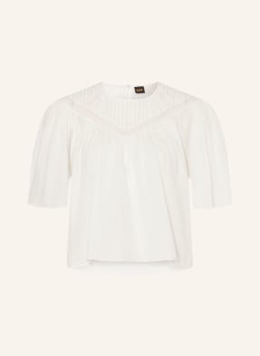 Boss Blusenshirt Benzy Mit Spitze weiss