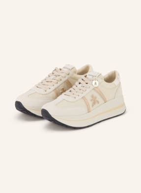 Premiata Tenisky White Bethcoin krémová