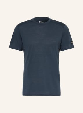 Super.Natural Funkční Tričko Essential S Merino Vlnou tmavě modrá
