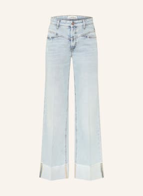 Cambio Džíny S Širokými Nohavicemi Antonia 5317 cross superbleached fring