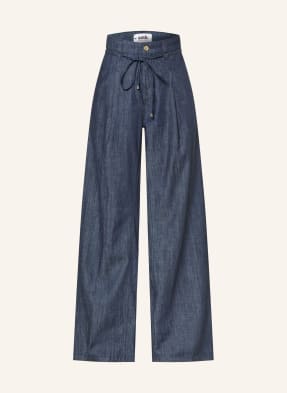 Cambio Wide Leg Jeans Alina blau
