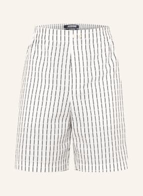 Jacquemus Šortky Le Short Calecon bílá / černá