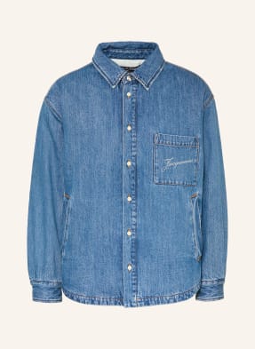 Jacquemus Džínová Bunda La Chemise Boulanger 33c blue/tabac