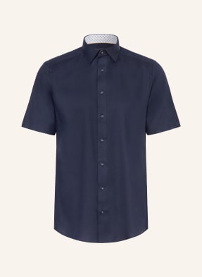Olymp Košile S Krátkým Rukávem Luxor Modern Fit tmavě modrá