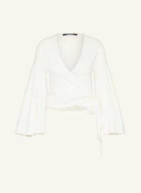 Jacquemus Zavinovací Halenka Le Cache Coeur Ventadou S 3/4 Rukávy režná