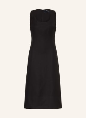 Jacquemus Večerní Šaty La Robe Tablier Z Lnu černá