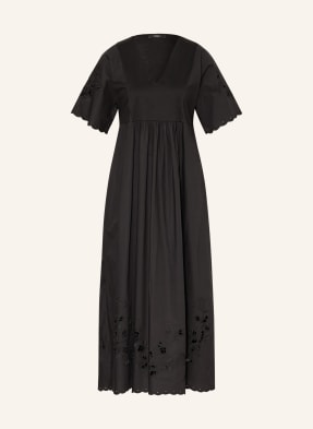 Weekend Max Mara Šaty Tartufo Z Kombinace Materiálů černá