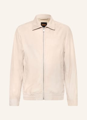 Boss Lederblouson Josurf beige