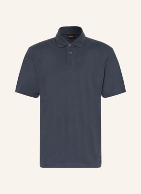 Boss Jersey-Poloshirt Tape blau