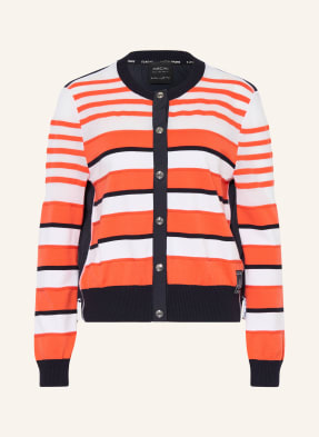 Marc Cain Svetr Z Kombinace Materiálů 223 bright tomato