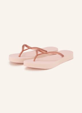 Havaianas Prstové Sandály Slim Flatform růžová