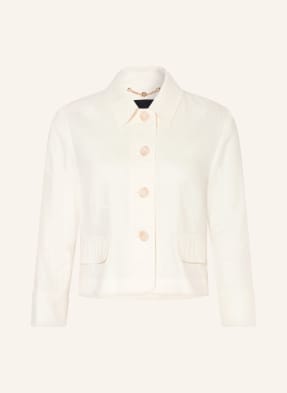 Marc Cain Kastenjacke Mit Leinen weiss