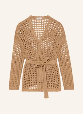 Max Mara Pletený Obal Gelo velbloudí