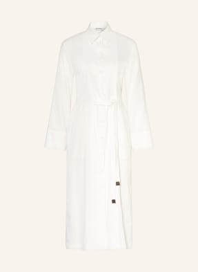 Max Mara Košilové Šaty Nordica S Lnem bílá