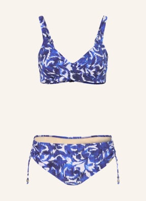 Charmline Bikiny S Kosticemi Aegean Spirit modrá / tmavě modrá / bílá