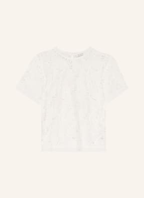 Guess T-Shirt Cassandre Aus Mesh weiss